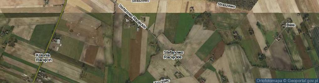 Zdjęcie satelitarne Stefanowo Racięckie ul.